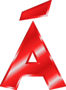 219x298 Effect Letters Alphabet Red Clip Art
