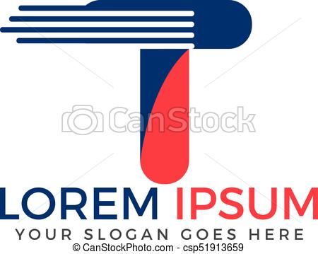 450x359 Letter T Business And Technology Logo Design. T Letter Logo
