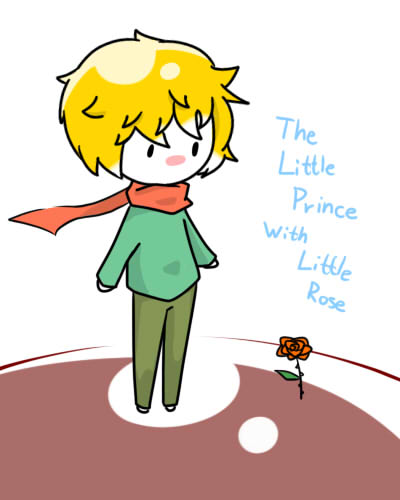 400x500 The Little Prince With Little Rose By Ning Ku