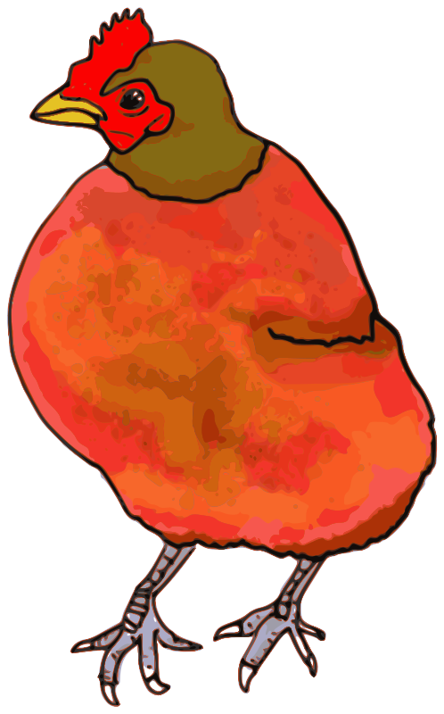 498x800 The Little Red Hen Chicken Clip Art