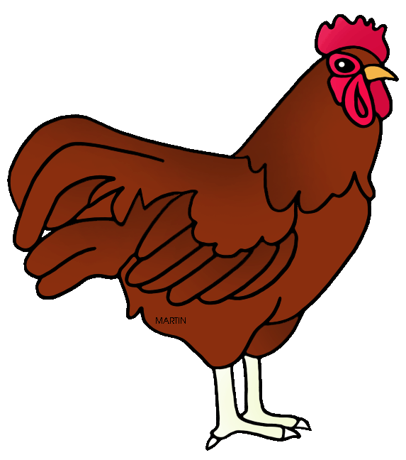 573x648 Brown Clipart Rooster
