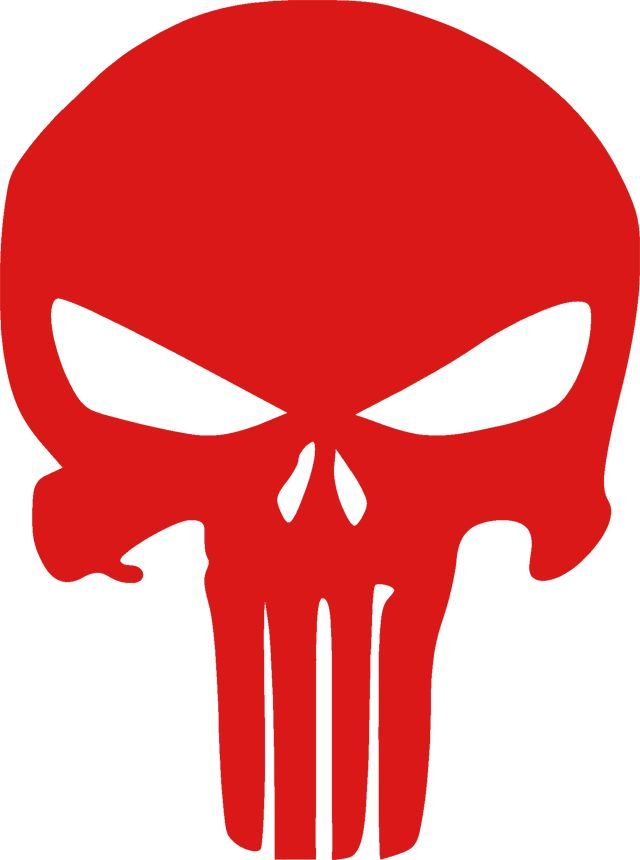 640x860 Punisher Vinyl Decal Punisher