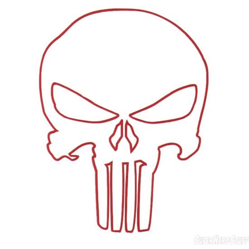 800x800 Skull Clipart The Punisher