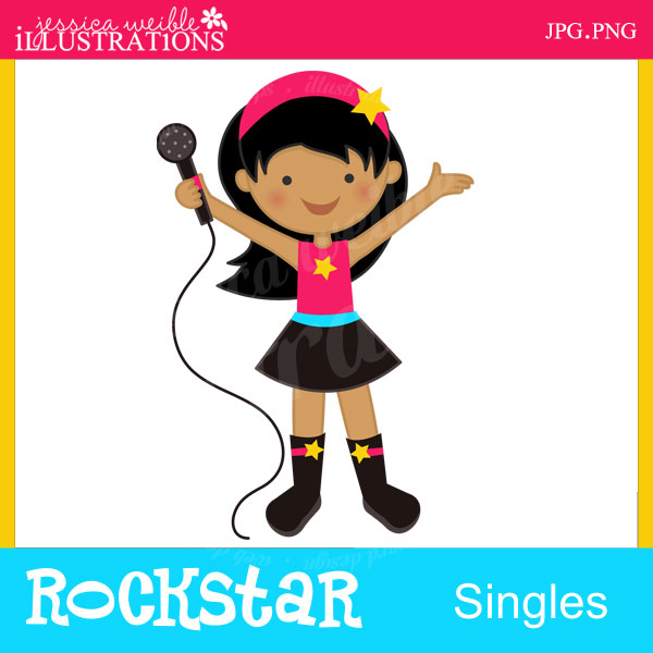 600x600 Collection Of Rockstar Girl Clipart High Quality, Free