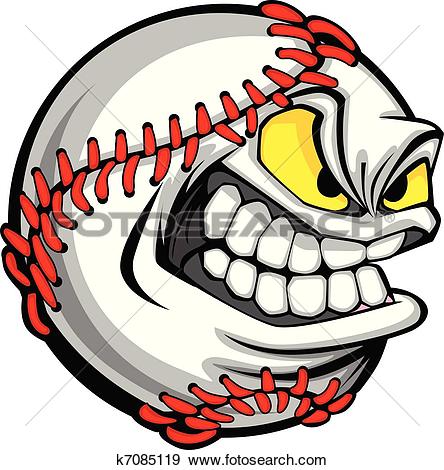 444x470 Screaming Baseball Clipart