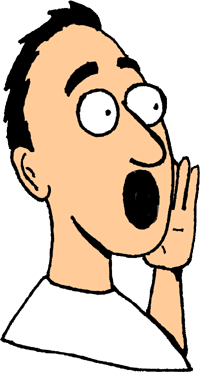 200x372 Screaming Clipart Shouting