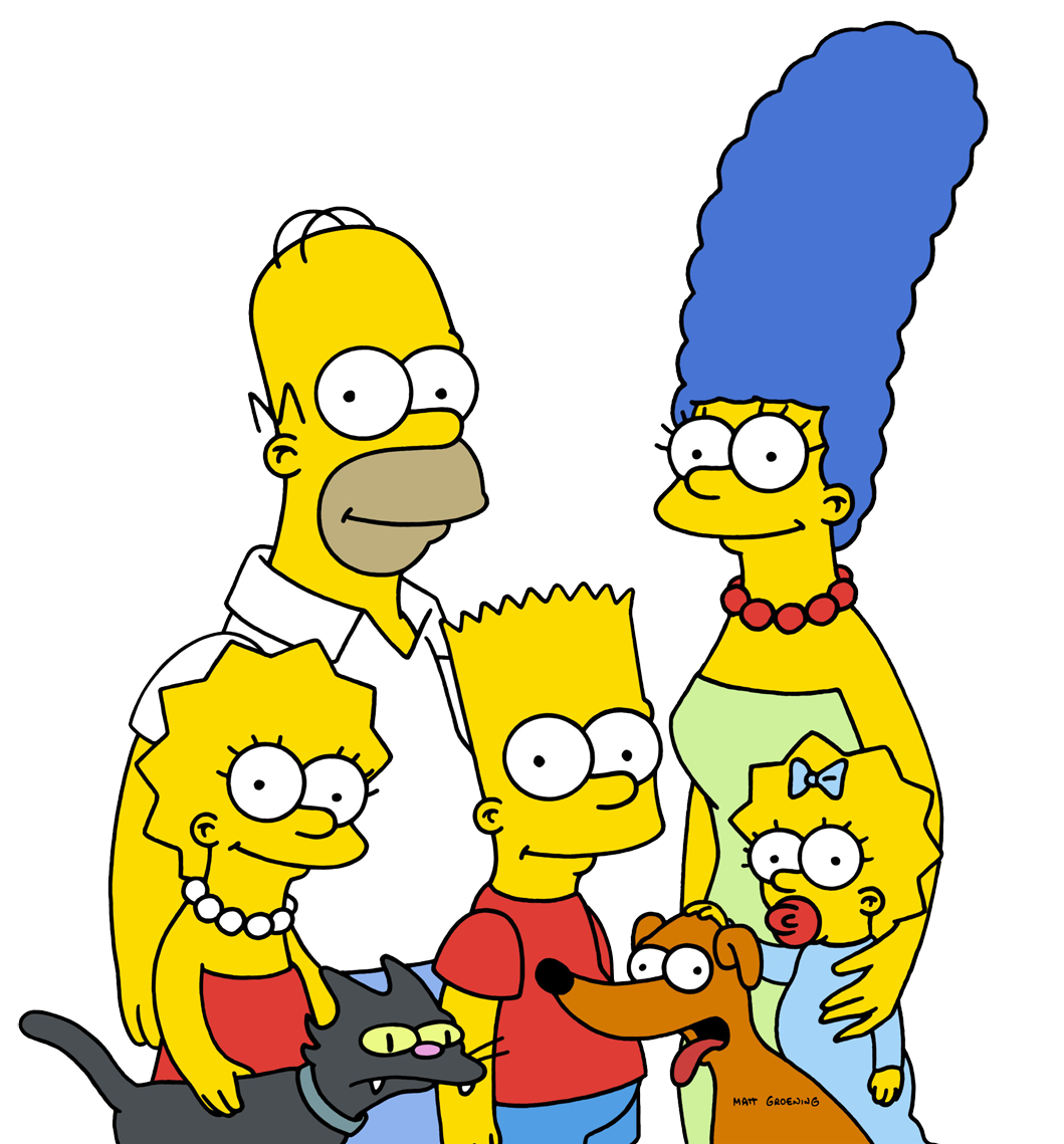1059x1139 The Simpsons Png Clipart Png Mart