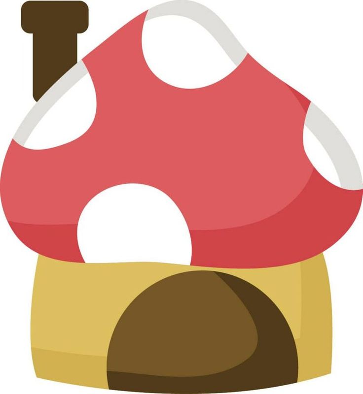 736x800 Mushroom Clipart Smurf