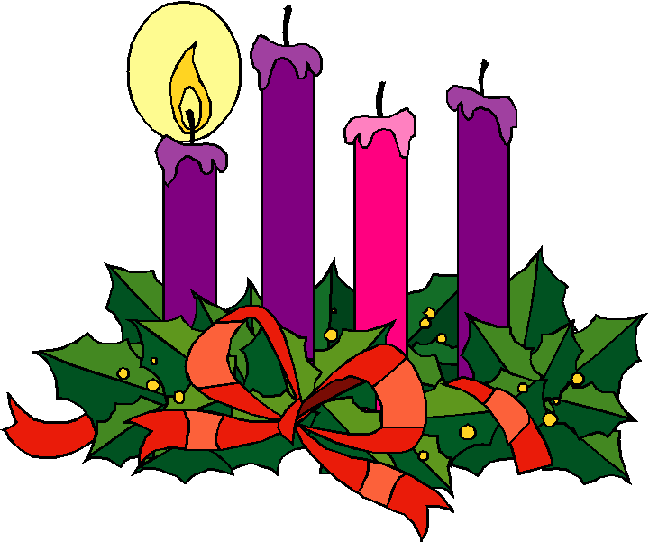 720x601 Advent Wreath Clip Art