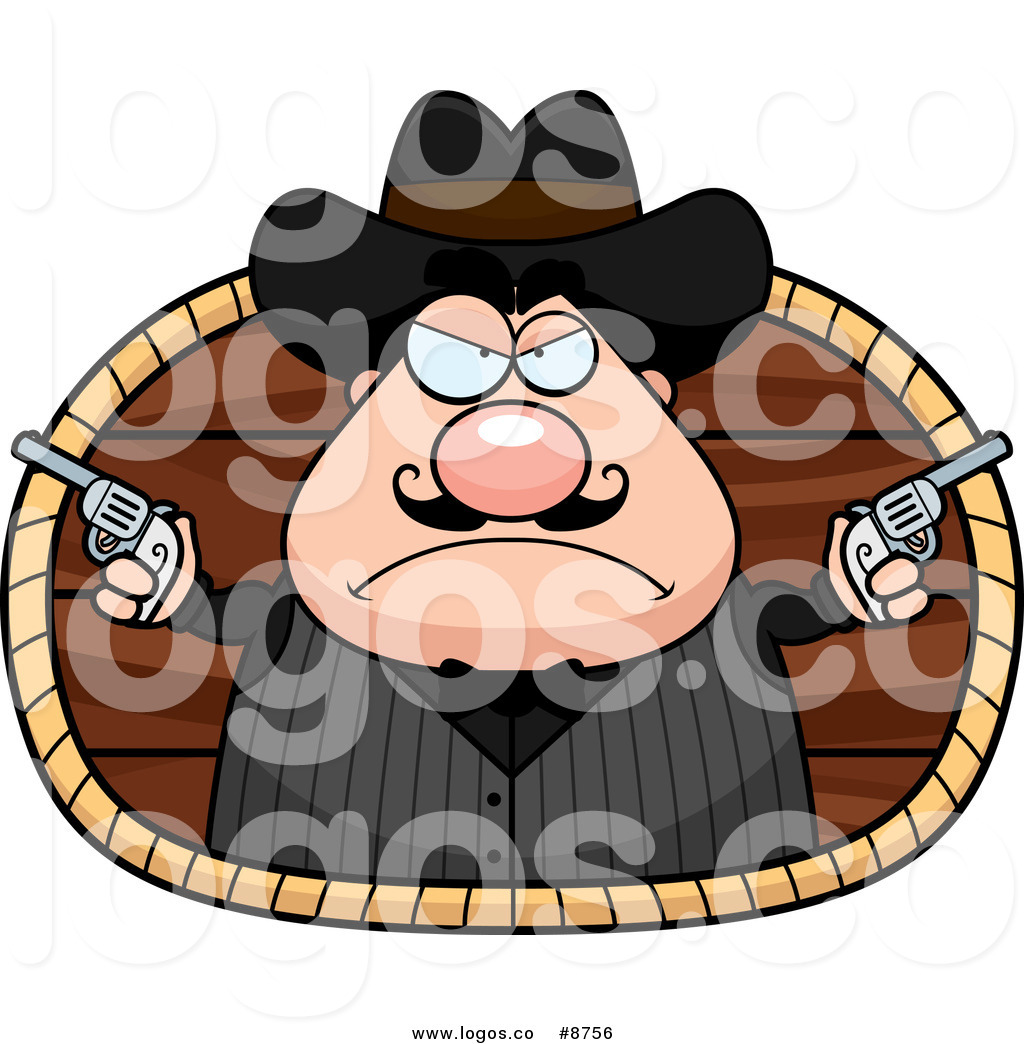 1024x1044 Royalty Free Clip Art Vector Chubby White Male Wild West Cowboy