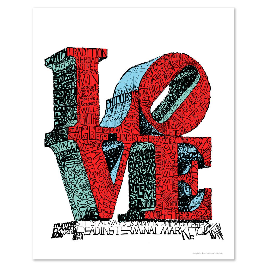 1024x1024 Decorative Love Word Art 7 Haiti Drawing