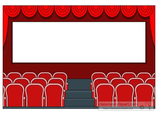 550x400 Movie Theatre Clip Art