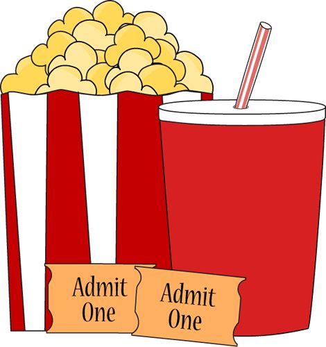 470x500 Animated Clipart Of A Movie Theater