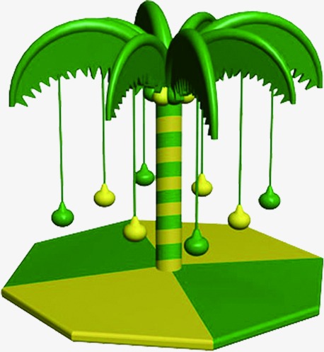 458x497 Green Palm Cartoon Theme Park, Green, Coco, Cartoon Png Image