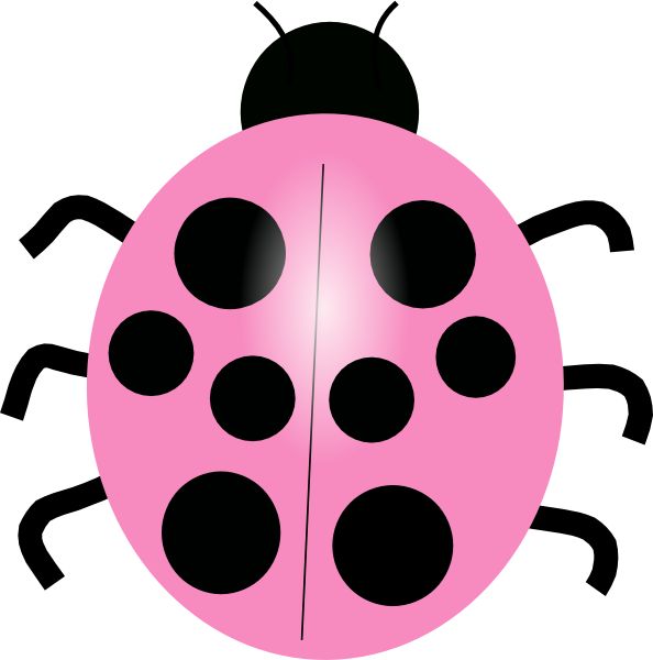 594x600 Lady Beetle Clipart Cute Button