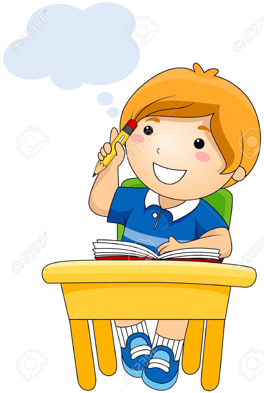 875x1300 Best Child Thinking Clipart