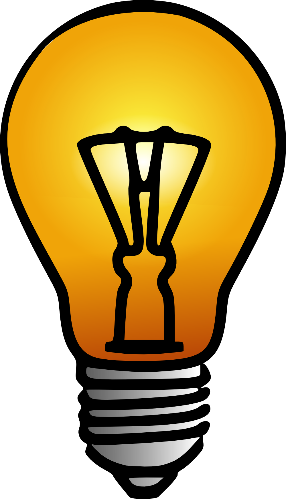 999x1744 Bulb Clipart