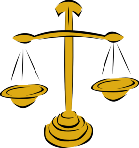 282x300 Scale Of Liberty Clip Art