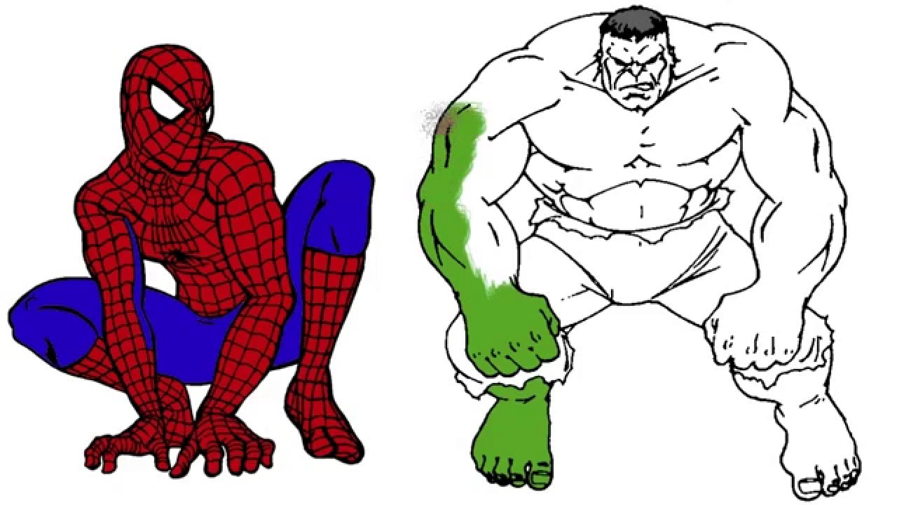 1280x720 Inspiring Incridible Kids Coloring Pages Spiderman Have Pic