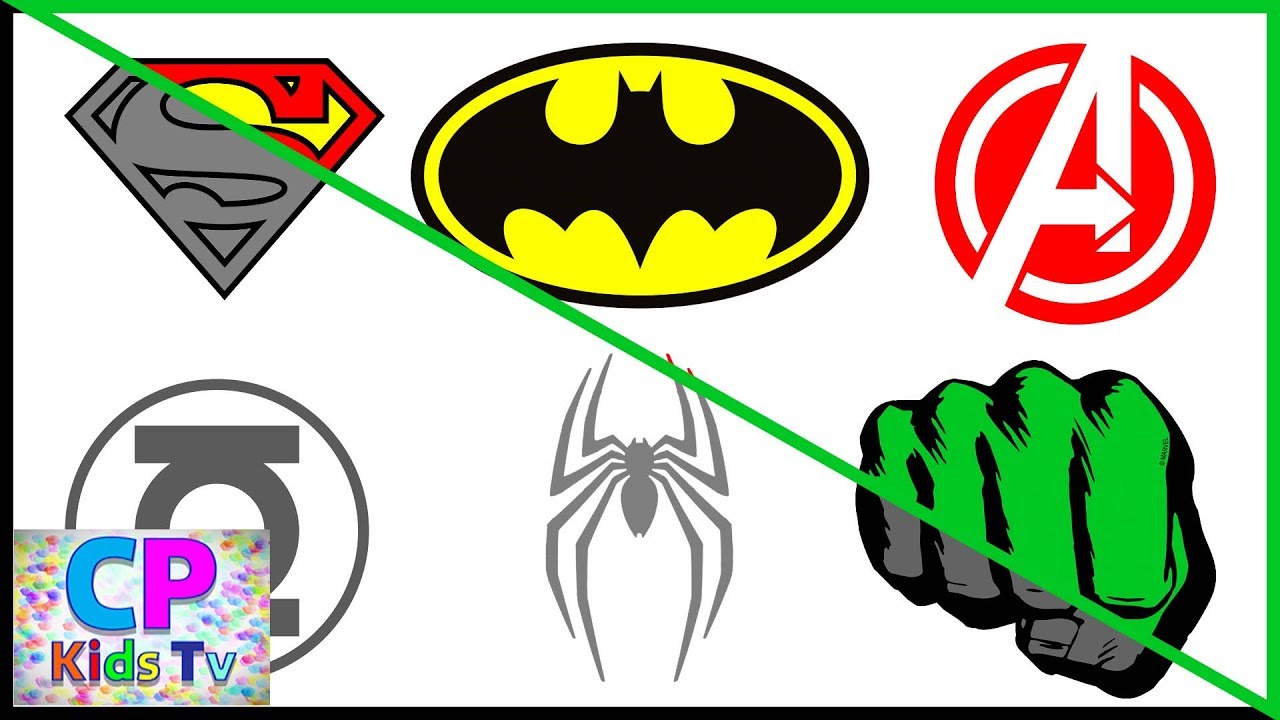 1280x720 Superheroes Logo Coloring Pages Part 4 , Superheroes Coloring