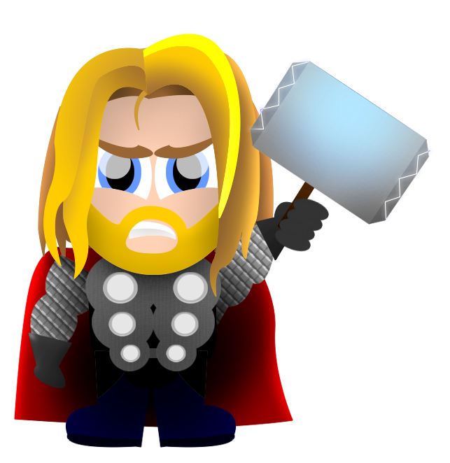643x662 Thor Clipart Cartoon Pencil And In Color Thor Png