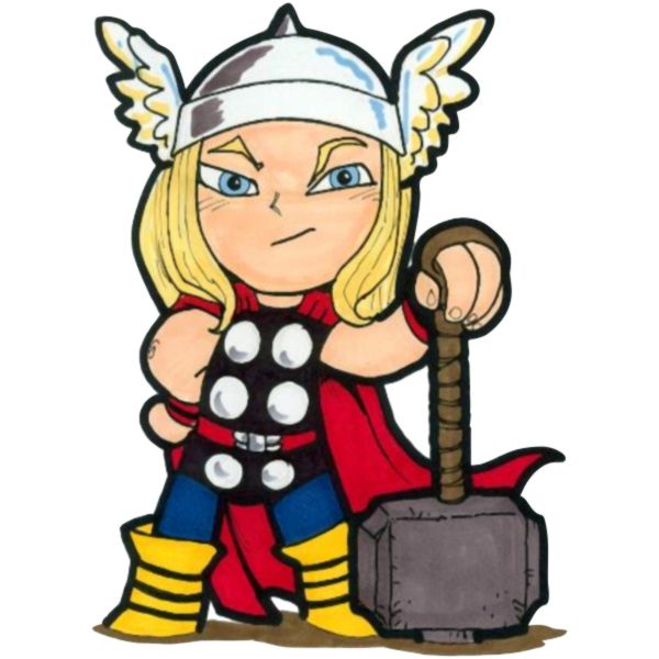 600x600 Vingadores Chibi