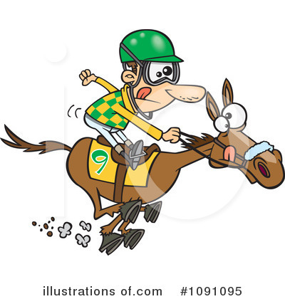 400x420 Horse Track Clipart