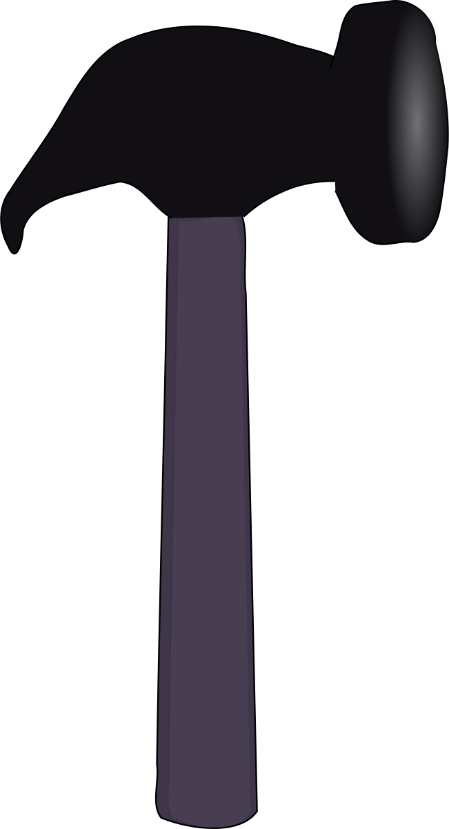 651x1200 Hammer Clipart Etc