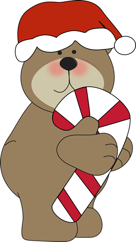 282x500 Holiday Bears Clipart