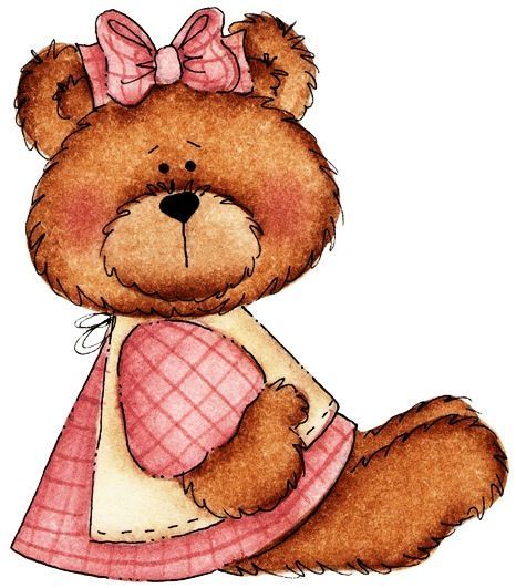 466x531 May Girl Decoupage Amp Clip Art Girls, Bears