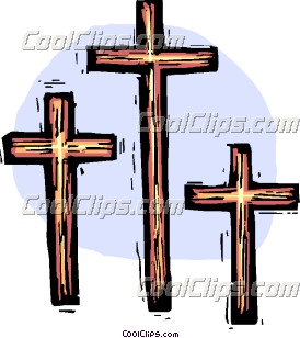 274x308 Three Crosses Clip Art
