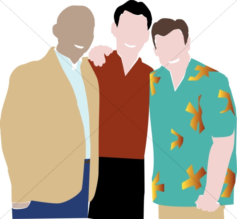 776x719 Christian Men Clipart