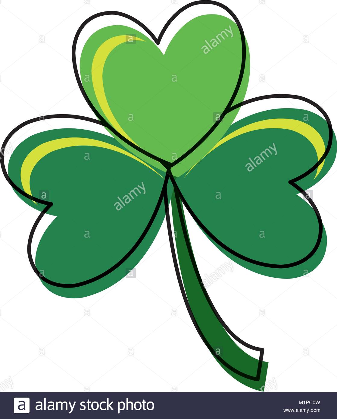 1119x1390 Three Leaf Clover Illustration Stock Photos Amp Three Leaf Clover