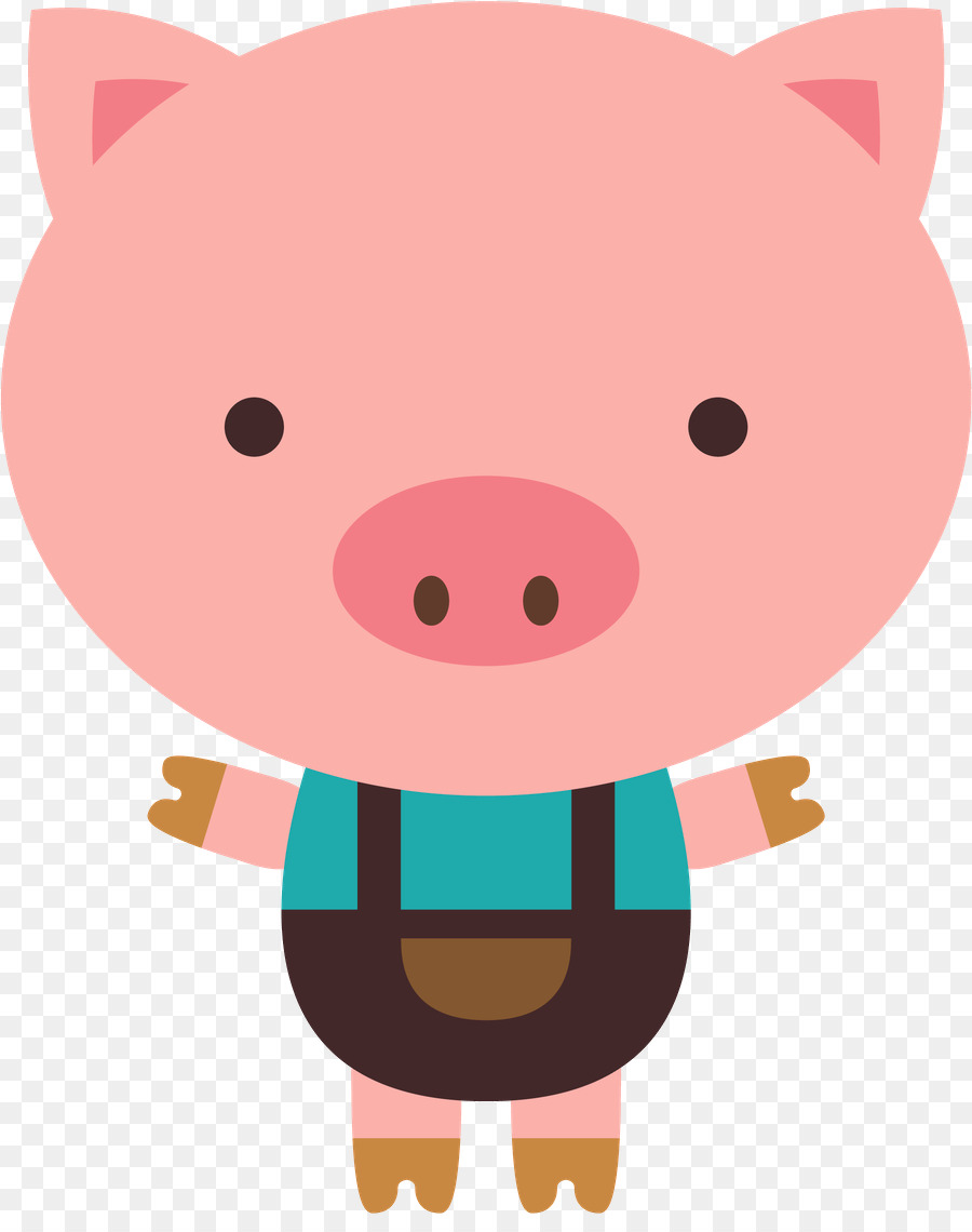 900x1140 The Three Little Pigs Big Bad Wolf Clip Art