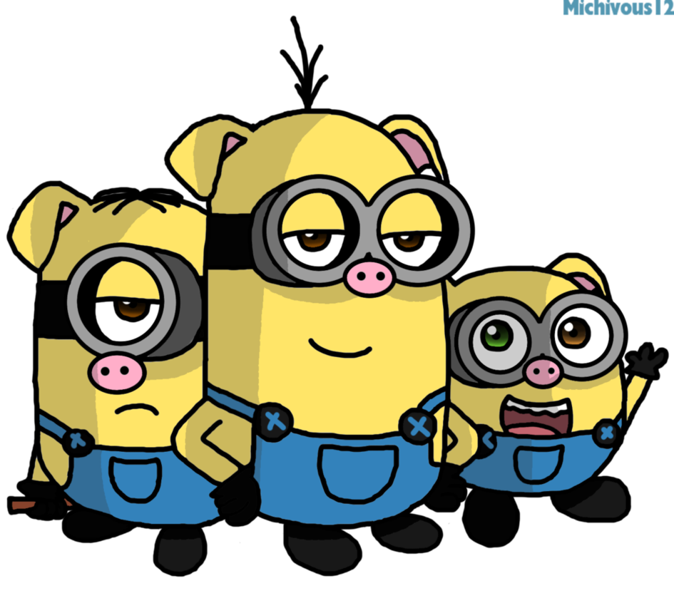 945x846 The Three Little Pigs By Michivous12