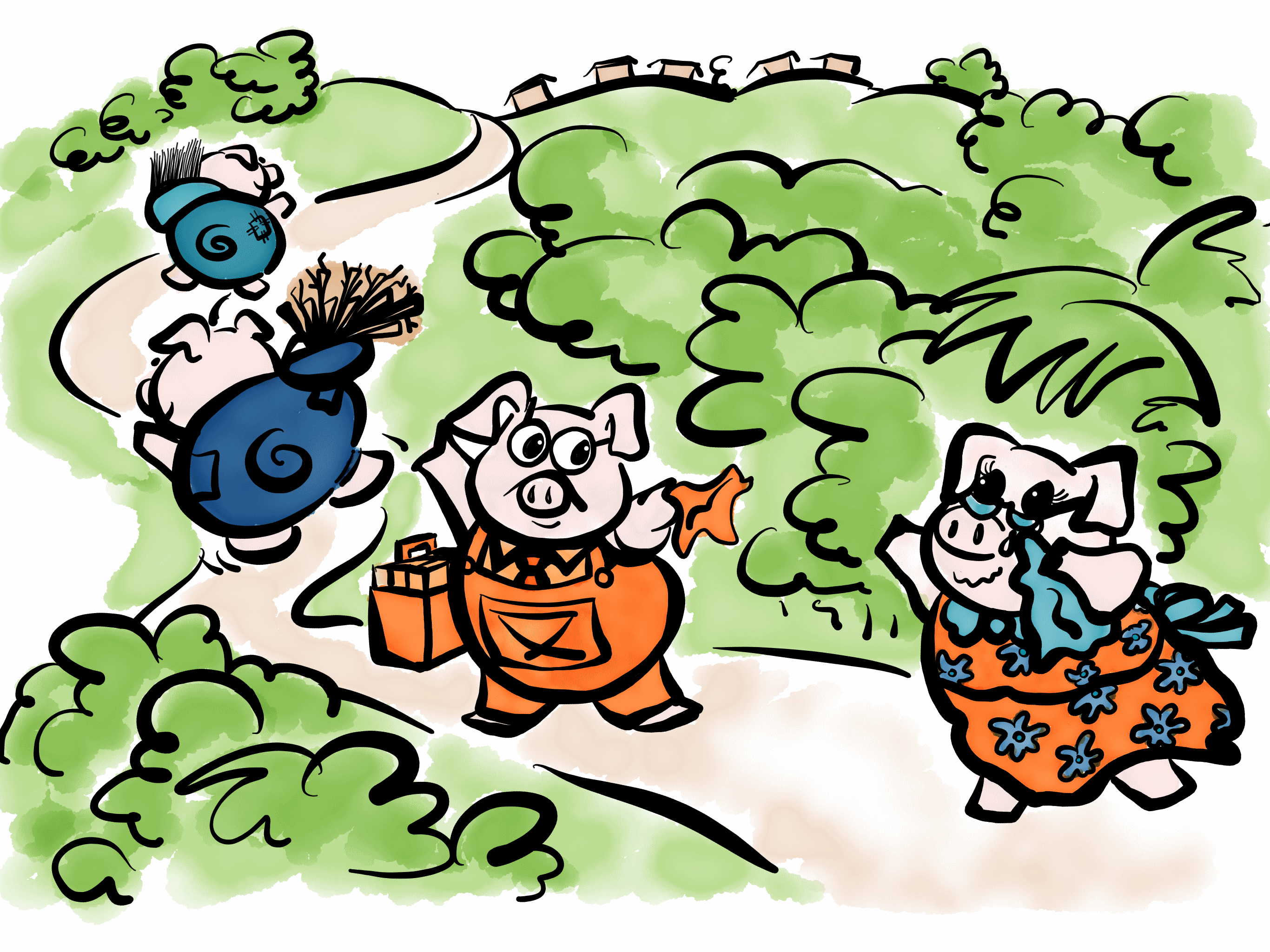 2732x2048 Three Little Pigs Archives