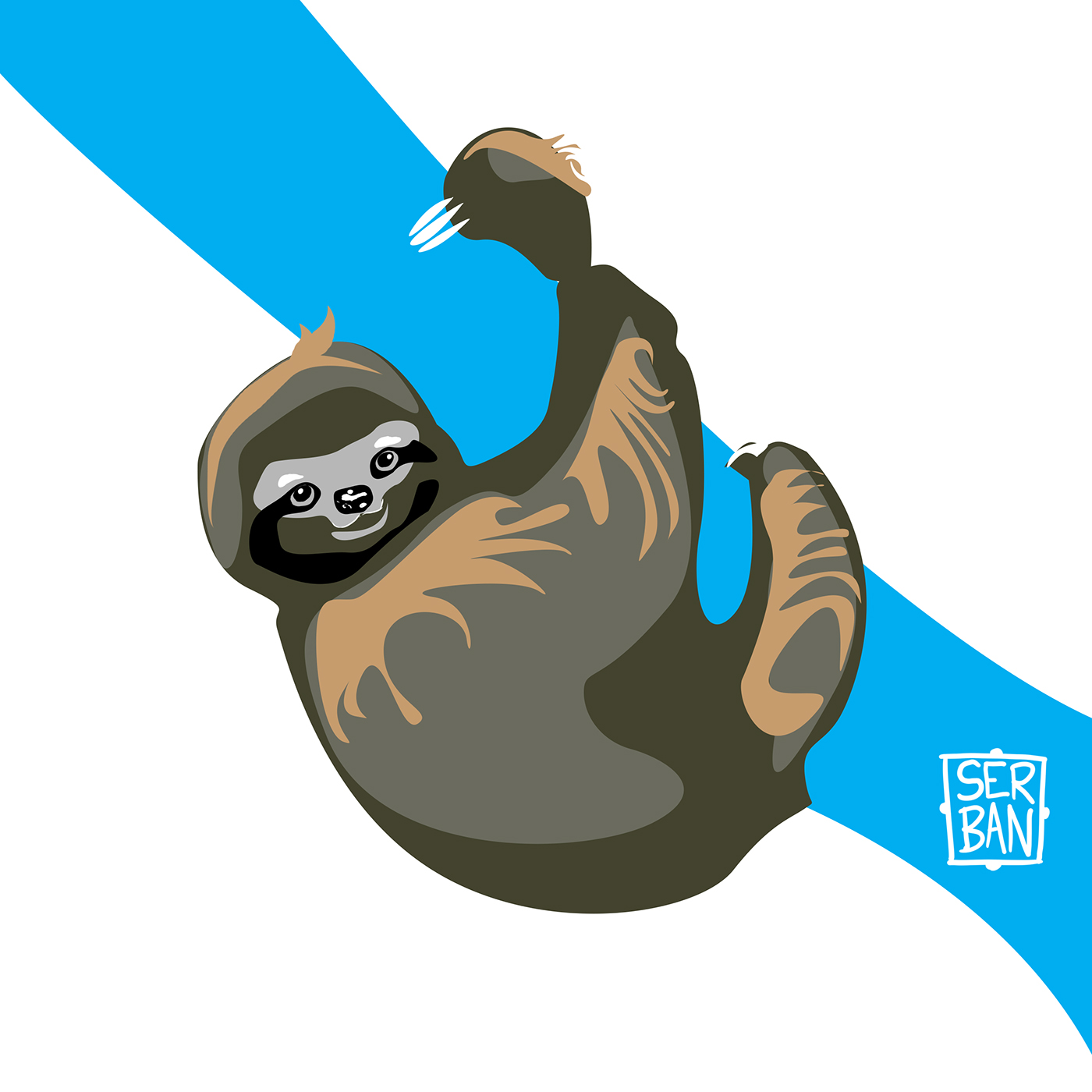 1400x1400 Pnca Sloth On Behance