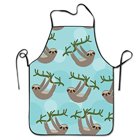 463x463 Three Toed Sloth On Green Branch Cooking Aprons Home