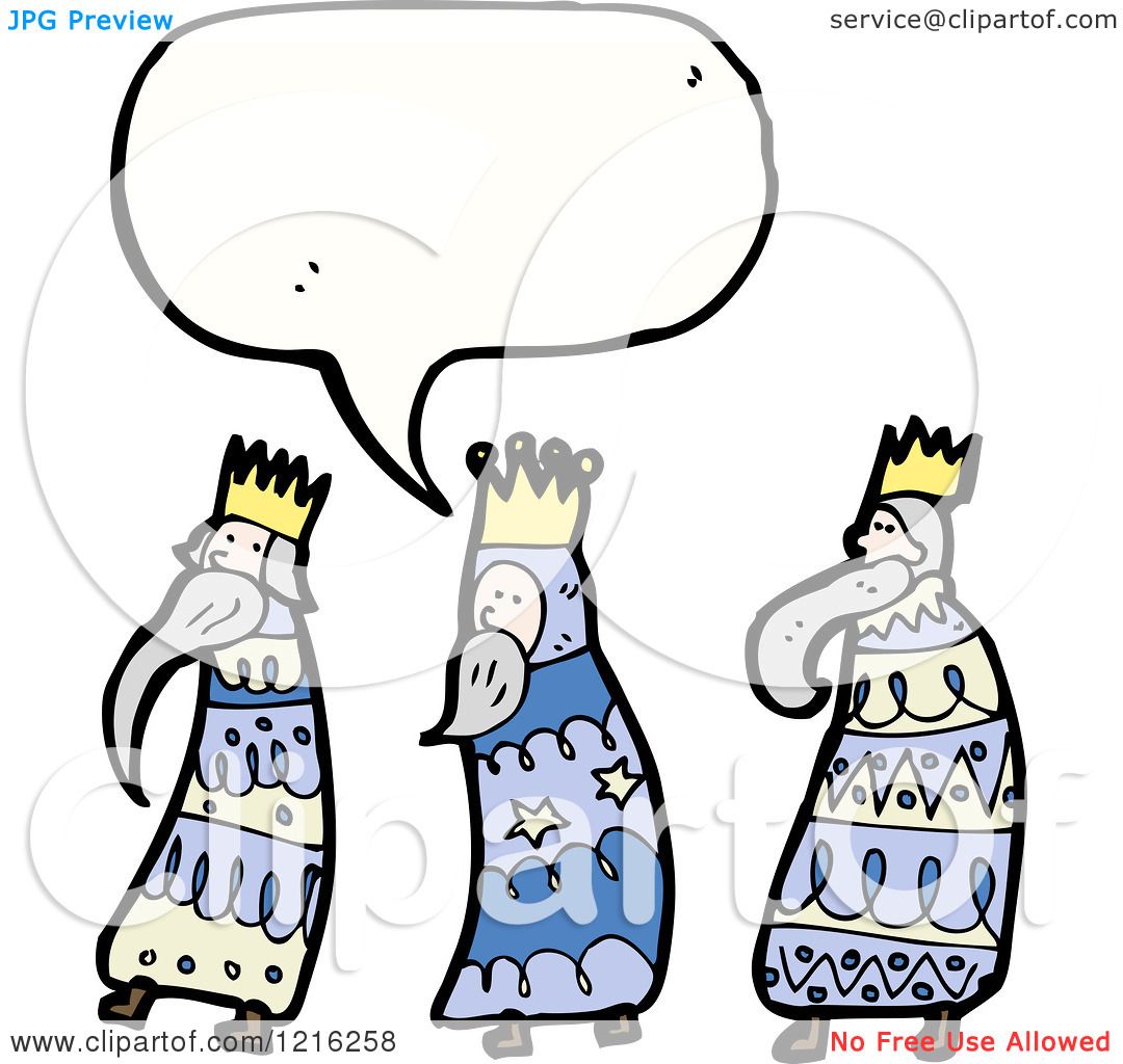 1080x1024 Cartoon Of Three Wise Men Speaking