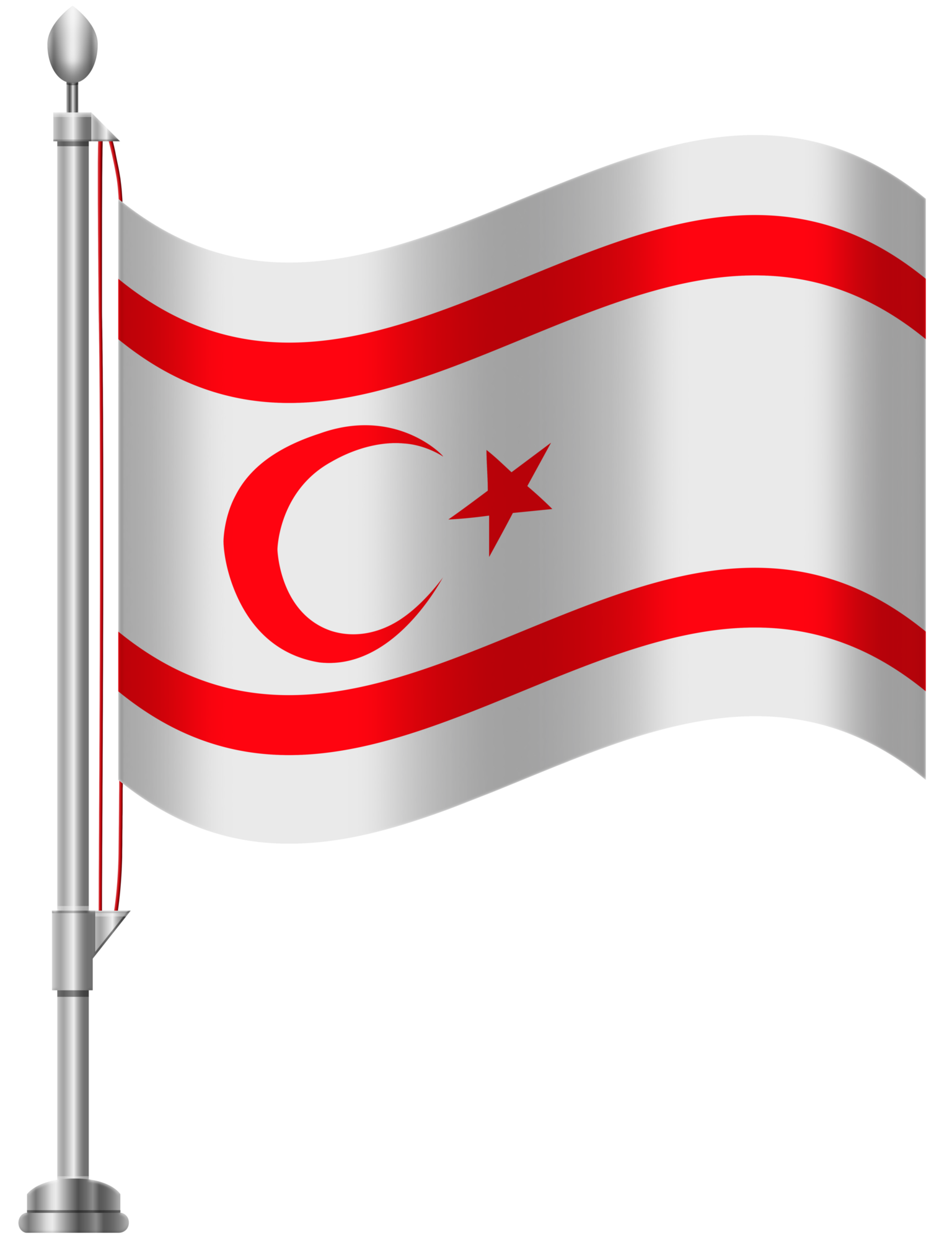 1536x2000 Northern Cyprus Flag Png Clip Art