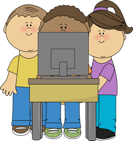 425x450 Kids Computers Clipart Collection