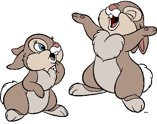 510x403 Thumper Disney Bambi Clip Art, Rock Painting