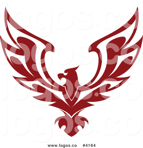 600x620 Royalty Free Red Eagle Logo By Vector Tradition Sm