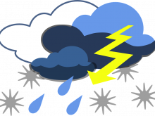 220x165 Thunderstorm Clipart Free Thunder Storm Clip Art Free Vector