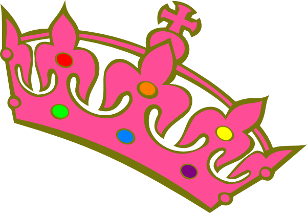 600x416 Pink Tiara Pride Clip Art