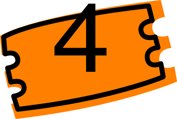 600x404 4 Ticket Clip Art