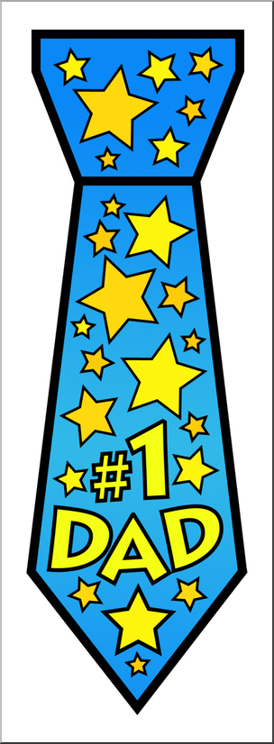 304x826 Clip Art No. 1 Dad Tie Color 2 I Abcteach