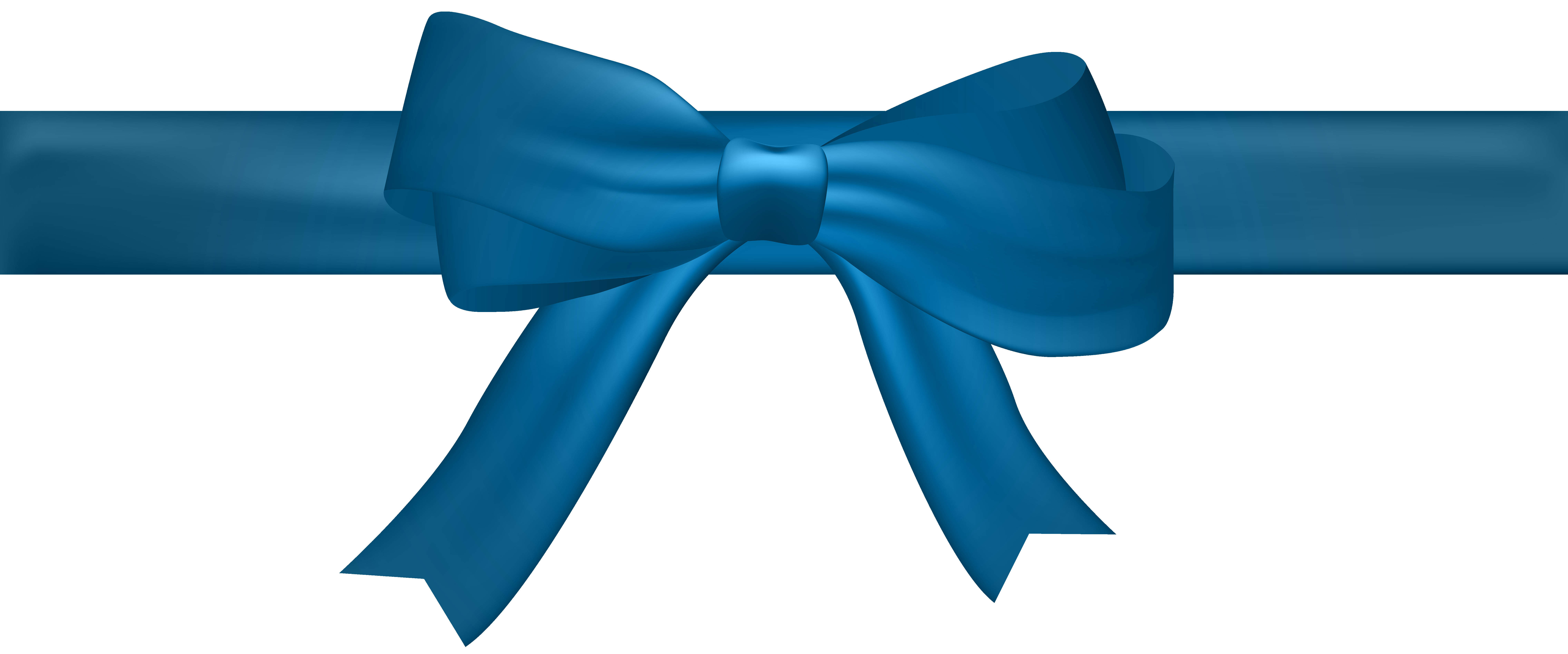 8000x3337 Ribbon Clip Art Blue Bow Png 8000 2646 Transprent Png
