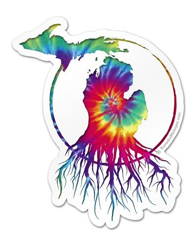 400x500 Michigan Roots Logo Vinyl Sticker