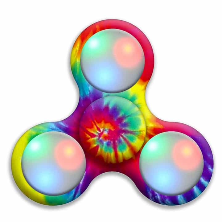 720x720 Classic Tie Dye Light Up Spinner